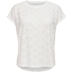 Abbigliamento Donna T-shirt & Polo Only 15231005 SMILLA-CLOUD DANCER Bianco