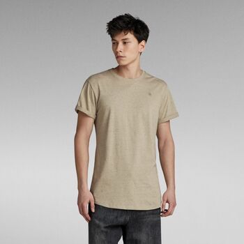 Abbigliamento Uomo T-shirt & Polo G-Star Raw D16396 D288 - LASH-D876 DUMIC HTR Beige