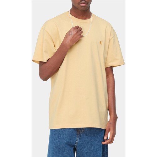 Abbigliamento Uomo T-shirt maniche corte Carhartt I026391 Giallo