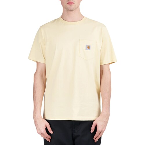 Abbigliamento Uomo T-shirt maniche corte Carhartt I030434 Giallo