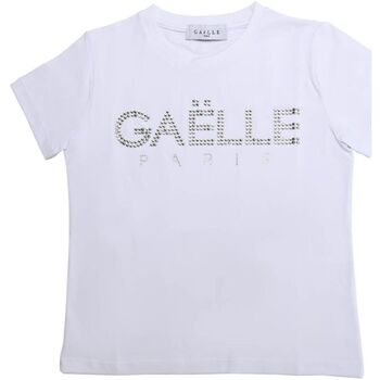 Abbigliamento Bambina T-shirt maniche corte GaËlle Paris 2746M0536 2000000175638 Bianco