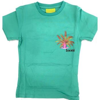 Abbigliamento Bambina T-shirt maniche corte Imomi SS22IK106 2000000206639 Verde