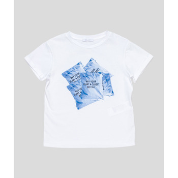 Abbigliamento Bambina T-shirt maniche corte Lulu LL1138 2000000150482 LULU' Bianco