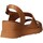 Scarpe Donna Sandali Bueno Shoes Wy8602 Sandalo Donna Cuoio Marrone