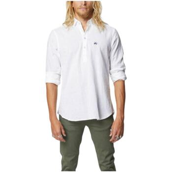 Abbigliamento Uomo Camicie maniche lunghe Altonadock  Bianco