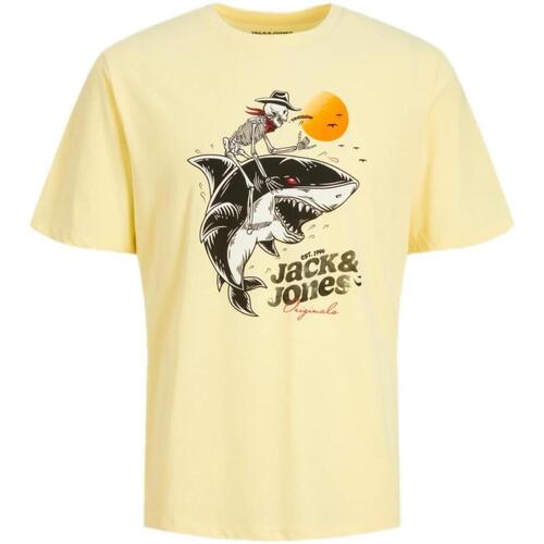Abbigliamento Bambino T-shirt maniche corte Jack & Jones  Giallo