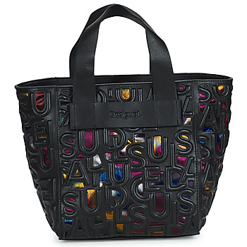Borse Donna Tote bag / Borsa shopping Desigual MAKI VALDIVIA Nero / Multicolore