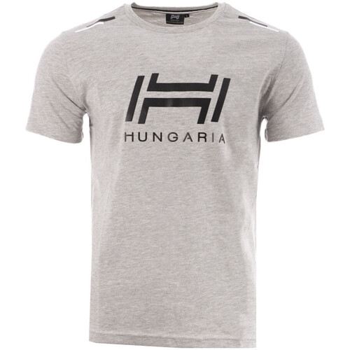 Abbigliamento Uomo T-shirt maniche corte Hungaria 718721-60 Grigio