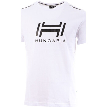 Abbigliamento Uomo T-shirt maniche corte Hungaria 718720-60 Bianco