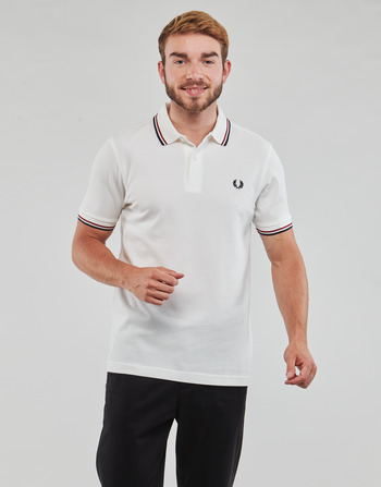 Fred Perry TWIN TIPPED FRED PERRY SHIRT Bianco