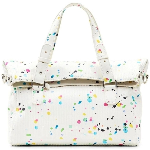 Borse Donna Tote bag / Borsa shopping Desigual BAG_NEON ART_LOVERTY 2.0 Bianco