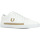 Scarpe Uomo Sneakers Fred Perry Baseline Twill Bianco