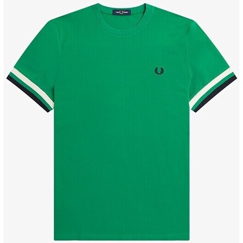 Abbigliamento Uomo T-shirt & Polo Fred Perry - T-SHIRT PIQUET RIPORTI Verde