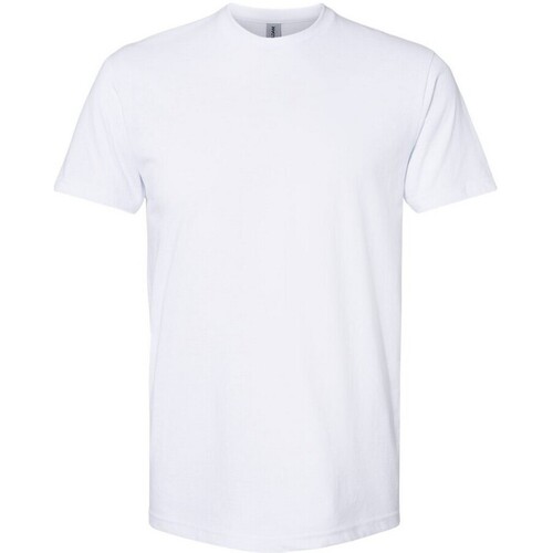 Abbigliamento T-shirts a maniche lunghe Gildan Softstyle CVC Bianco
