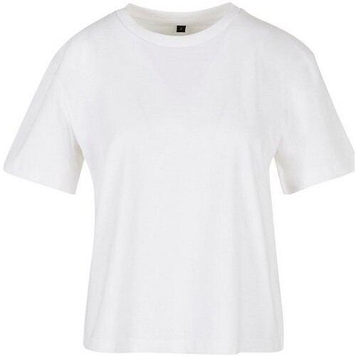 Abbigliamento Donna T-shirts a maniche lunghe Build Your Brand RW8940 Bianco
