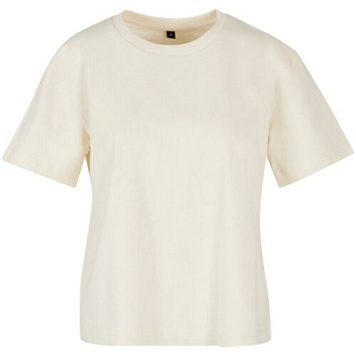 Abbigliamento Donna T-shirts a maniche lunghe Build Your Brand RW8940 Beige