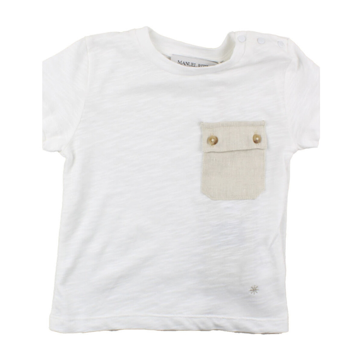 Abbigliamento Bambina T-shirt maniche corte Manuel Ritz MR1693 2000000164946 Bianco