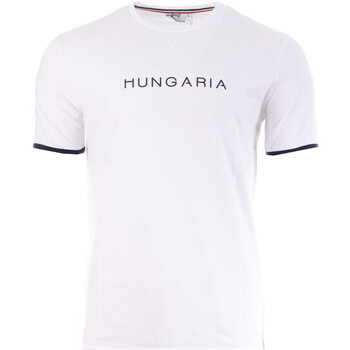 Abbigliamento Uomo T-shirt maniche corte Hungaria 718880-60 Bianco