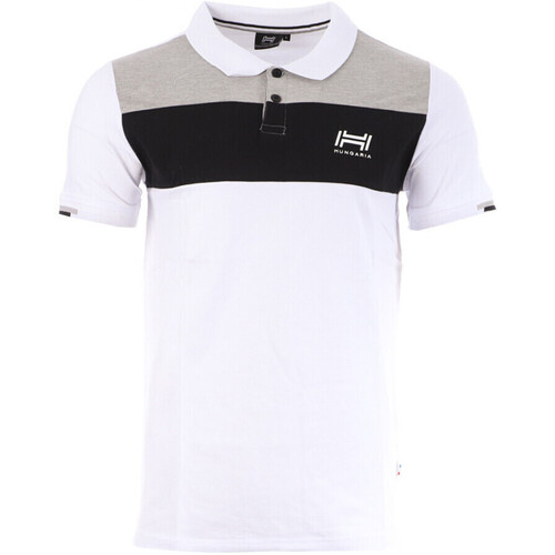 Abbigliamento Uomo T-shirt & Polo Hungaria 718780-60 Bianco