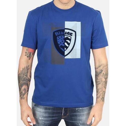 Abbigliamento Uomo T-shirt maniche corte Blauer  Blu