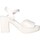 Scarpe Donna Sandali David Haron 107l/r Sandalo Donna Bianco Bianco