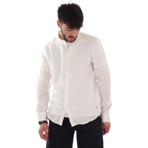 Abbigliamento Uomo Camicie maniche lunghe Peuterey 131726 Bianco