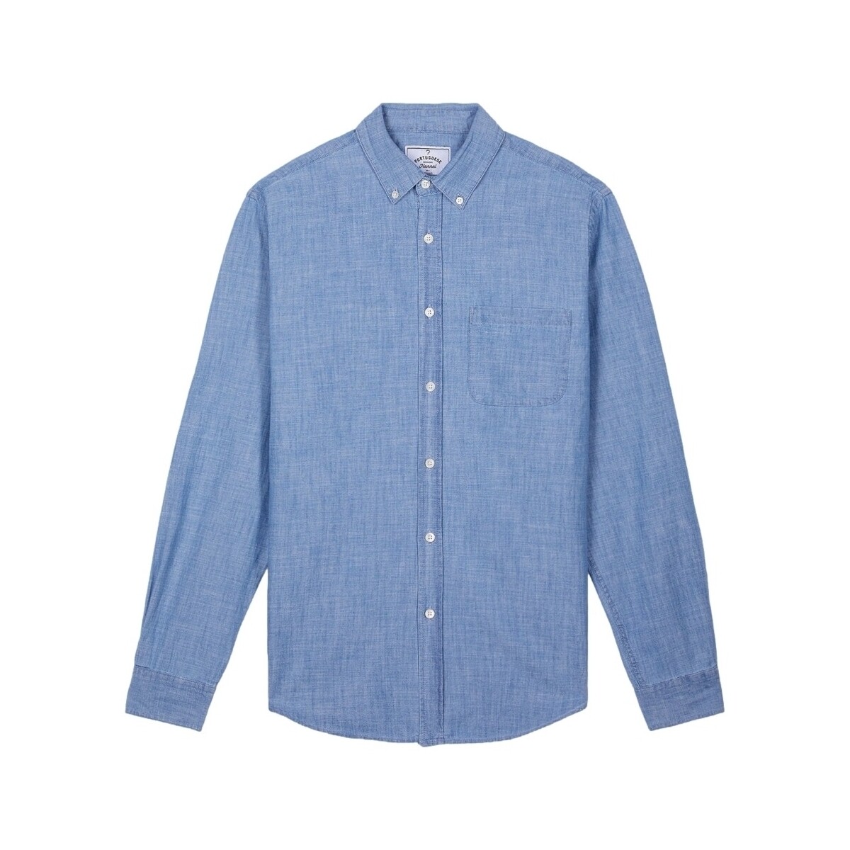 Abbigliamento Uomo Camicie maniche lunghe Portuguese Flannel Chambray Shirt Blu