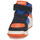 Scarpe Unisex bambino Sneakers alte Kickers KICKALIEN Marine / Blu / Arancio