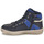 Scarpe Bambino Sneakers alte Kickers LOWELL Marine / Bianco / Blu