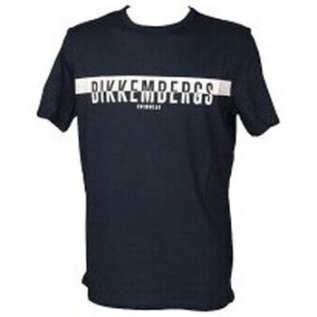Abbigliamento Uomo T-shirt & Polo Bikkembergs HALF LOGO Blu