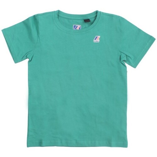 Abbigliamento Unisex bambino T-shirt maniche corte K-Way K4114WW Verde
