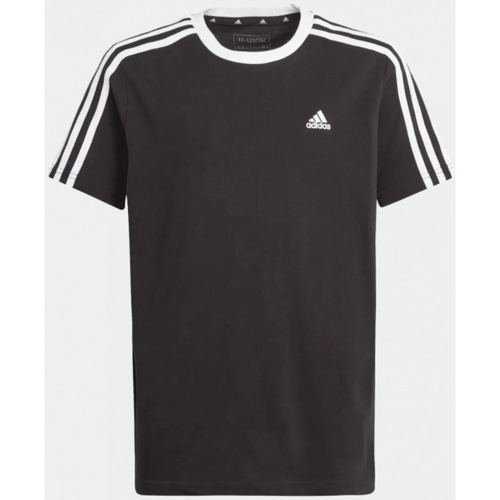 Abbigliamento Bambino T-shirt maniche corte adidas Originals T-shirt  3 Stripes Loose Fit (H44670) Nero