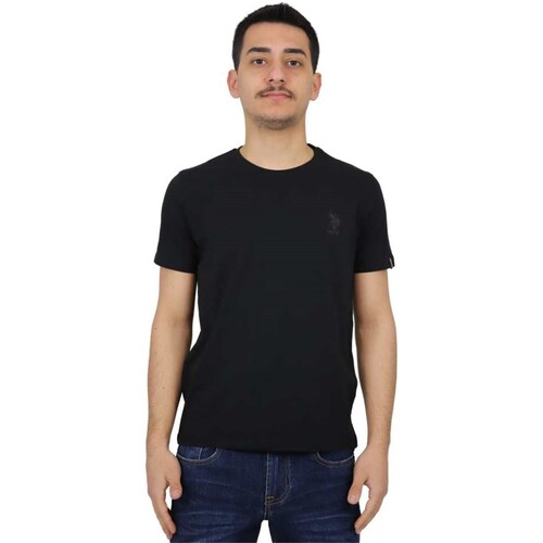 Abbigliamento Uomo T-shirt maniche corte U.S Polo Assn. MICK 52026 Nero