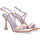 Scarpe Donna Sandali Albano sandalo gioielle raso strass nude Rosa