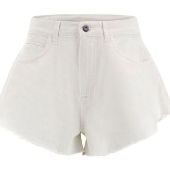 Abbigliamento Donna Shorts / Bermuda Freddy Pantalone Short Bianco