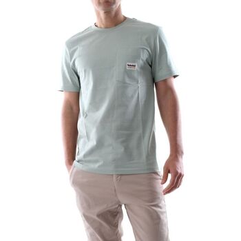 Abbigliamento Uomo T-shirt & Polo Timberland TB0A66DS ROCK POCKET-Q43 FROSTY GREEN 