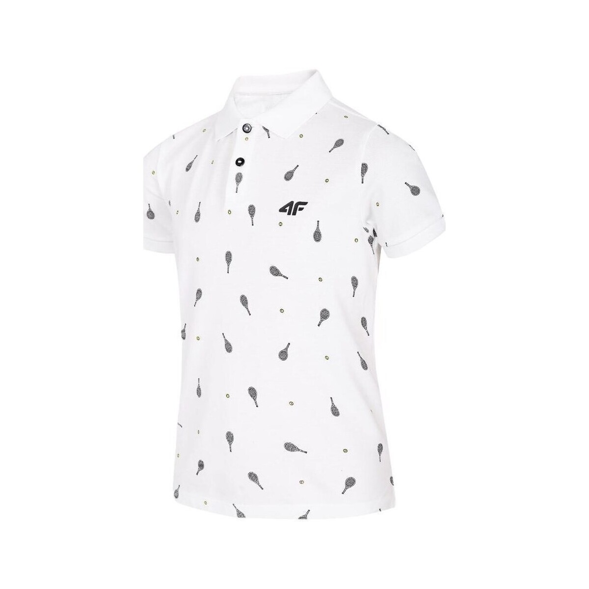 Abbigliamento Bambino T-shirt maniche corte 4F JTSM004 Bianco