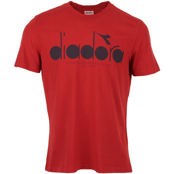 Abbigliamento Uomo T-shirt maniche corte Diadora T-shirt 5Palle Used Rosso