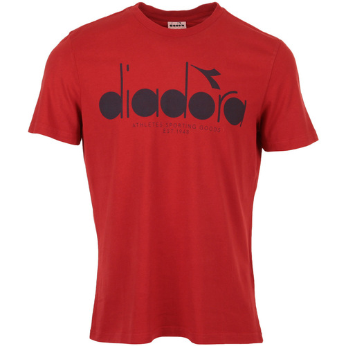 Abbigliamento Uomo T-shirt maniche corte Diadora T-shirt 5Palle Used Rosso