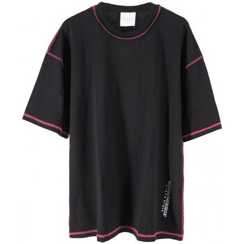 Abbigliamento Uomo T-shirt & Polo GaËlle Paris T-Shirt In Jersey Mezza Manica Con Stampa Nero