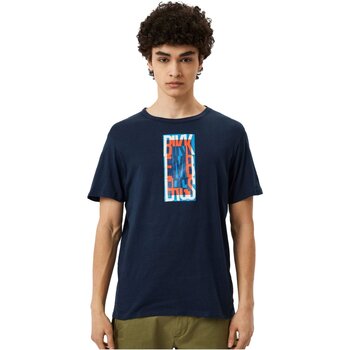 Abbigliamento Uomo T-shirt maniche corte Bikkembergs T-Shirts BKK2MTS04 - Uomo Blu