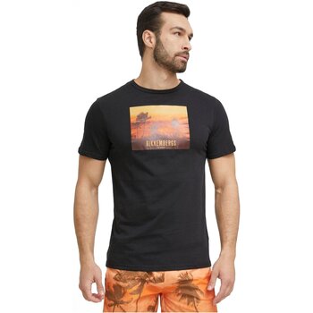 Abbigliamento Uomo T-shirt maniche corte Bikkembergs T-Shirts BKK2MTS06 - Uomo Nero
