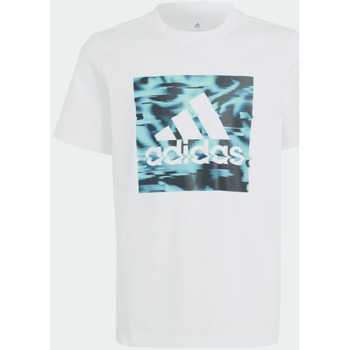 Abbigliamento Bambino T-shirt maniche corte adidas Originals T-shirt  Graphic (IB9140) Bianco