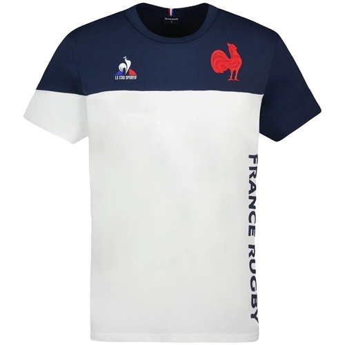 Abbigliamento Uomo T-shirt maniche corte Le Coq Sportif XV de france series Bianco