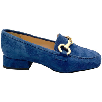Scarpe Donna Mocassini Shoes4Me SHO843bluet Blu