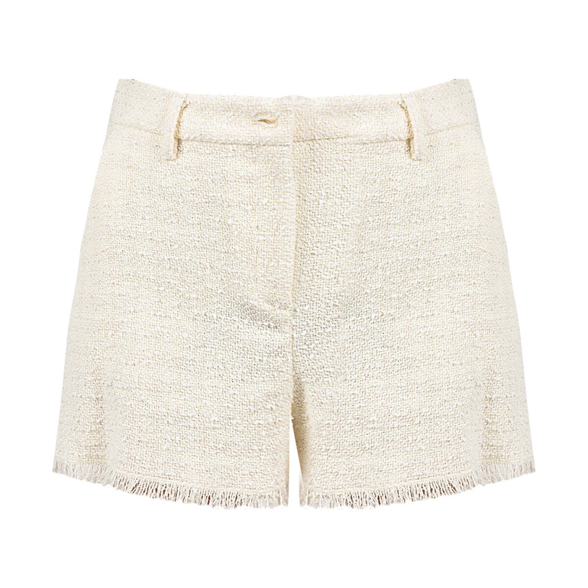 Abbigliamento Donna Shorts / Bermuda Pinko 1N1388 8469 | Bacchettone 1 Bianco