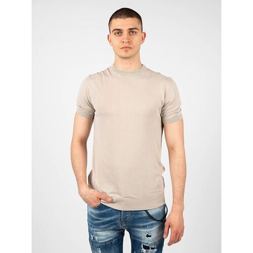 Abbigliamento Uomo T-shirt maniche corte Xagon Man P23 081K 1200K Beige