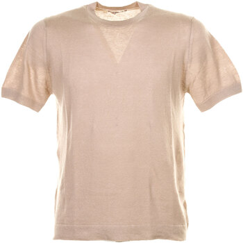 Abbigliamento Uomo T-shirt & Polo Circolo 1901 T-shirt girocollo in lino Giallo