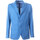 Abbigliamento Uomo Giacche Tagliatore Giacca monopetto azzurra Blu