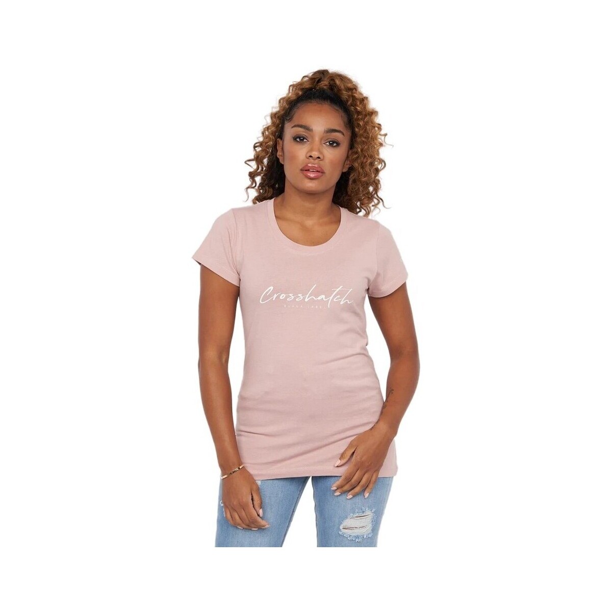 Abbigliamento Donna T-shirts a maniche lunghe Crosshatch Evemoore Rosso